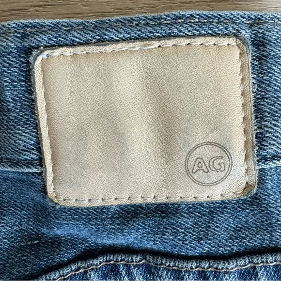 AG Adriano Goldschmied The Nikki Relaxed Skinny Denim Jean Shorts Blue Size 28 - Picture 5 of 14